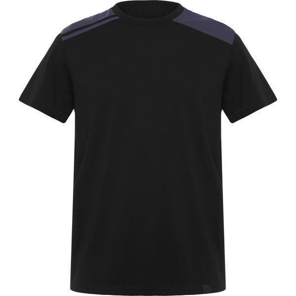 Roly WRK Expedition men's T-shirt in black/lead, ready for logo printing or embroidery
