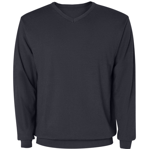 Roly WRK Hilux men's jumper in ebony, ready for logo printing or embroidery