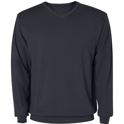 Roly WRK Hilux men's jumper in ebony, ready for logo printing or embroidery