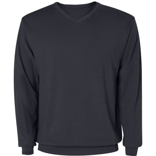 Roly WRK Hilux men's jumper in ebony, ready for logo printing or embroidery