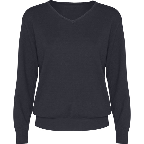 Roly WRK Hilux Woman women's jumper in ebony, ready for logo printing or embroidery
