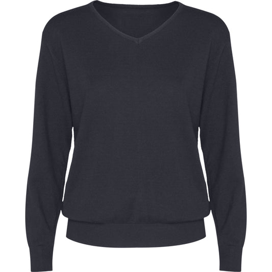 Roly WRK Hilux Woman women's jumper in ebony, ready for logo printing or embroidery