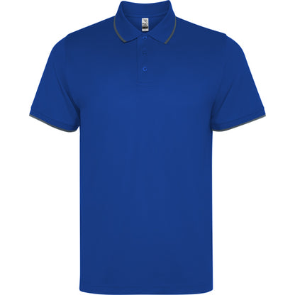 Roly WRK Sian unisex polo shirt in royal blue, ready for logo printing or embroidery