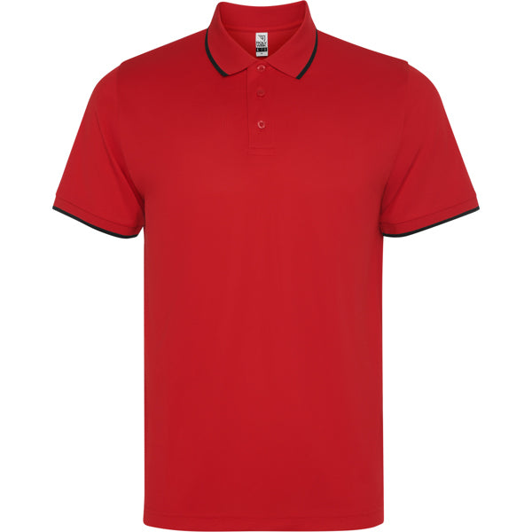 Roly WRK Sian unisex polo shirt in red, ready for logo printing or embroidery
