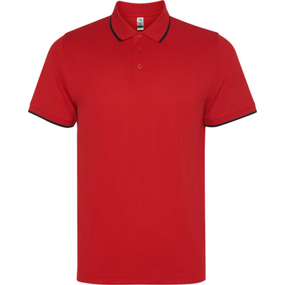 Roly WRK Sian unisex polo shirt in red, ready for logo printing or embroidery