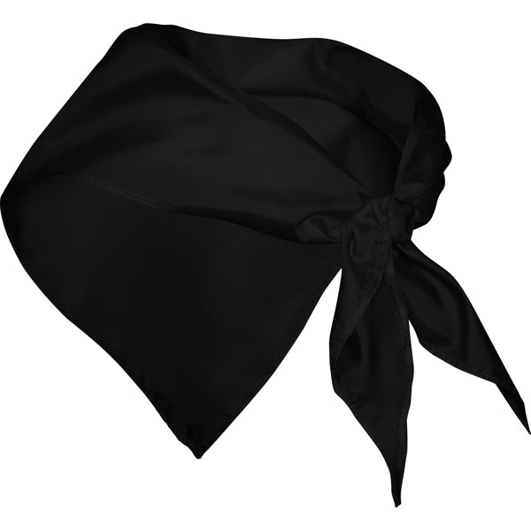 Stamina Festero polyester scarf in black, ready for logo printing