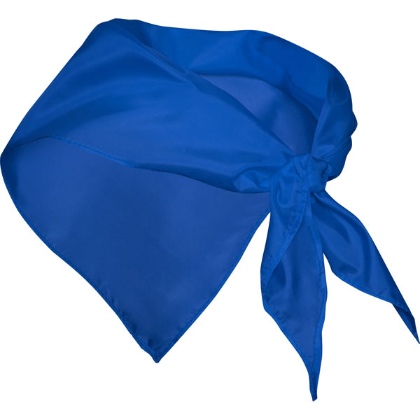Stamina Festero polyester scarf in royal blue, ready for logo printing
