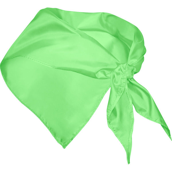 Stamina Festero polyester scarf in irish green, ready for logo printing