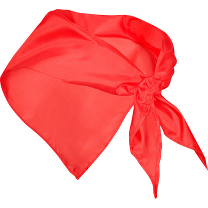 Stamina Festero polyester scarf in red, ready for logo printing