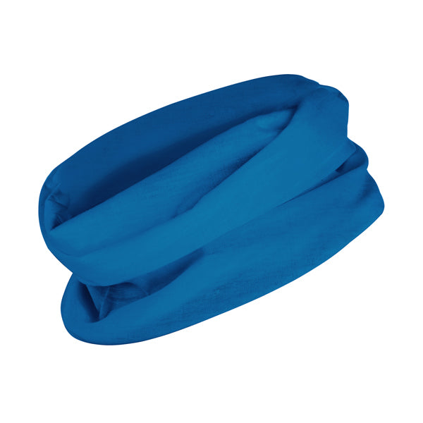 Stamina Nanuk polyester neck warmer in royal blue, ready for logo printing