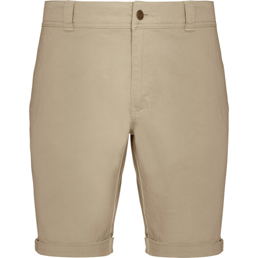 Roly WRK Ringo men's shorts in dark sand, ready for logo printing or embroidery