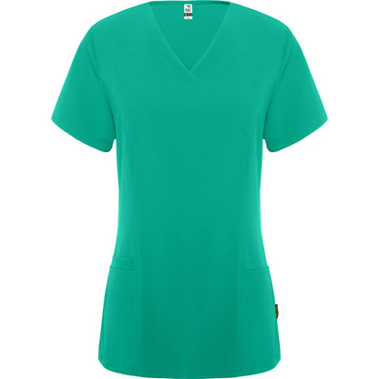 Roly WRK Ferox Woman women's T-shirt in lab green, ready for logo printing or embroidery