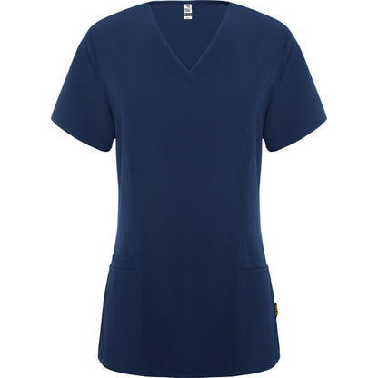 Roly WRK Ferox Woman women's T-shirt in navy blue, ready for logo printing or embroidery