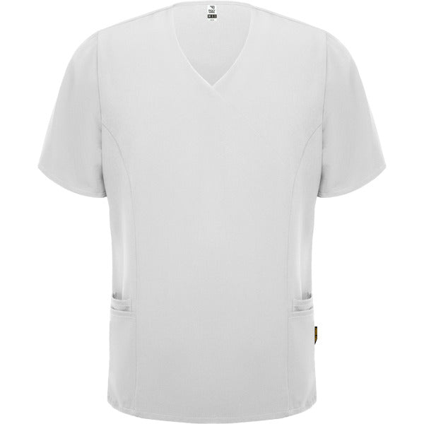 Roly WRK Ferox men's T-shirt in white, ready for logo printing or embroidery