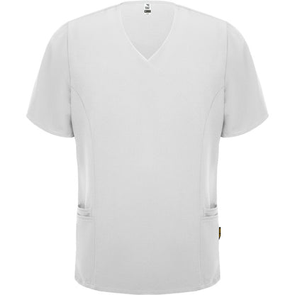 Roly WRK Ferox men's T-shirt in white, ready for logo printing or embroidery