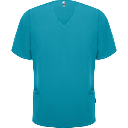 Roly WRK Ferox men's T-shirt in blue danube, ready for logo printing or embroidery