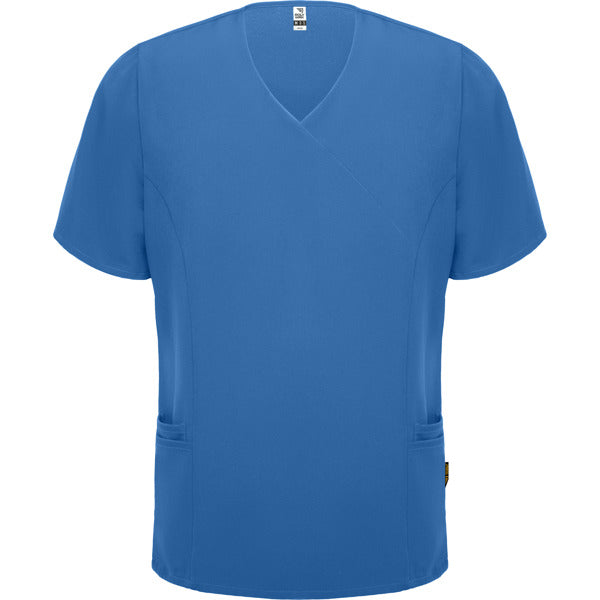 Roly WRK Ferox men's T-shirt in lab blue, ready for logo printing or embroidery