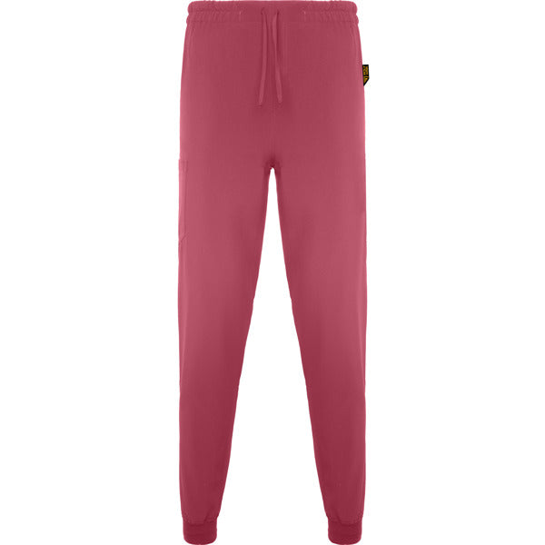 Roly WRK Fiber unisex trousers in rosette, ready for logo printing or embroidery
