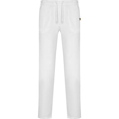 Roly WRK Care unisex trousers in white, ready for logo printing or embroidery
