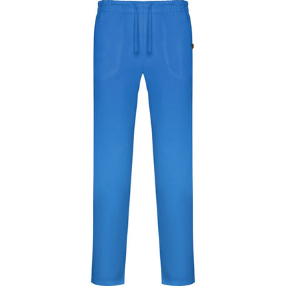 Roly WRK Care unisex trousers in lab blue, ready for logo printing or embroidery