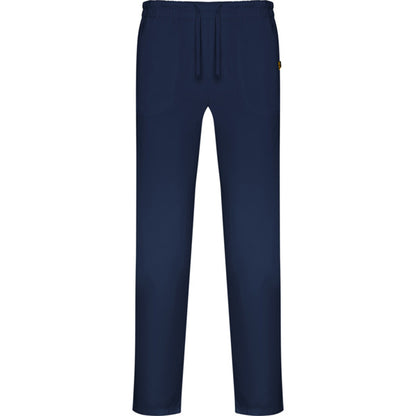 Roly WRK Care unisex trousers in navy blue, ready for logo printing or embroidery