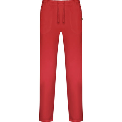 Roly WRK Care unisex trousers in red, ready for logo printing or embroidery