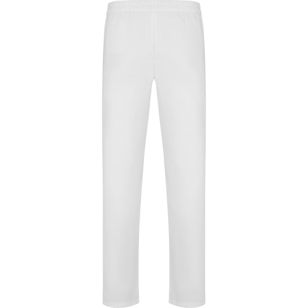 Roly WRK Rochat unisex trousers in white, ready for logo printing or embroidery