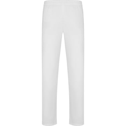 Roly WRK Rochat unisex trousers in white, ready for logo printing or embroidery