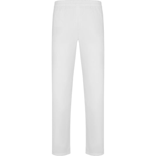 Roly WRK Rochat unisex trousers in white, ready for logo printing or embroidery