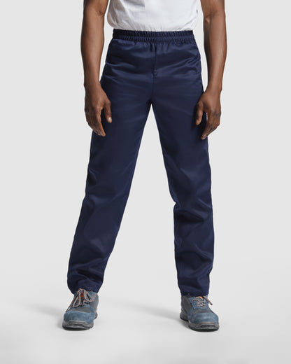 Roly WRK Rochat unisex trousers in white, alternative view, ready for logo printing or embroidery