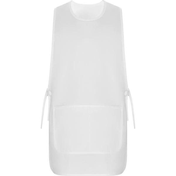 Roly WRK Arzak unisex sports bib in white, ready for logo printing or embroidery