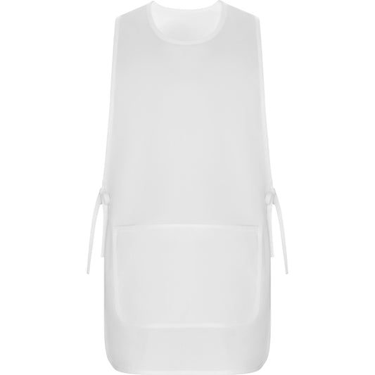 Roly WRK Arzak unisex sports bib in white, ready for logo printing or embroidery