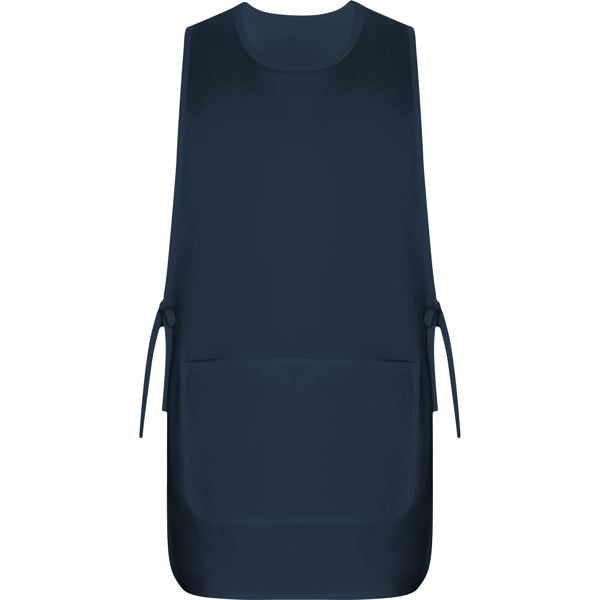 Roly WRK Arzak unisex sports bib in navy blue, ready for logo printing or embroidery