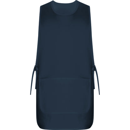 Roly WRK Arzak unisex sports bib in navy blue, ready for logo printing or embroidery