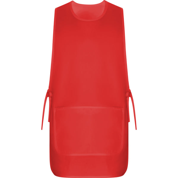 Roly WRK Arzak unisex sports bib in red, ready for logo printing or embroidery