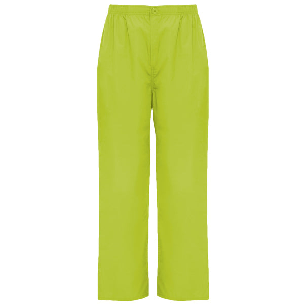 Roly WRK Vademecum unisex trousers in pistachio, ready for logo printing or embroidery