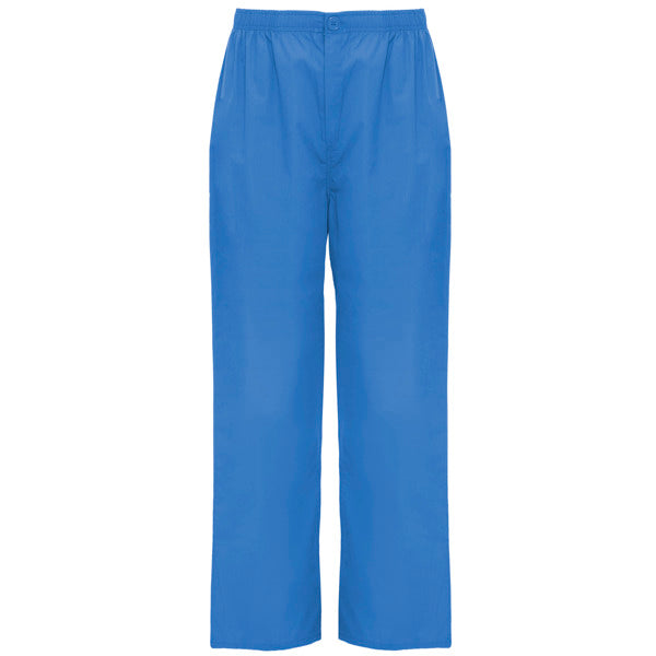Roly WRK Vademecum unisex trousers in lab blue, ready for logo printing or embroidery