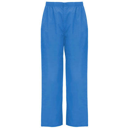 Roly WRK Vademecum unisex trousers in lab blue, ready for logo printing or embroidery