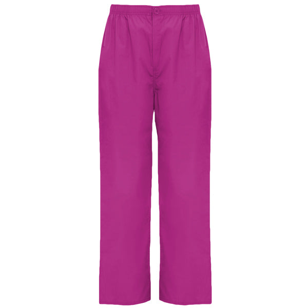 Roly WRK Vademecum unisex trousers in violet, ready for logo printing or embroidery