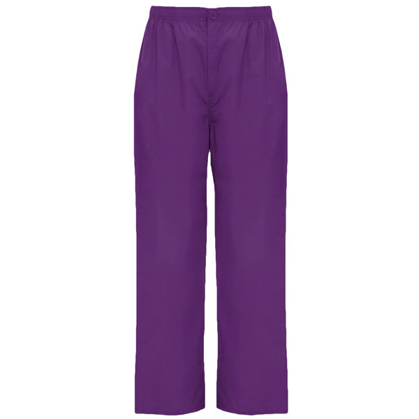 Roly WRK Vademecum unisex trousers in grape, ready for logo printing or embroidery