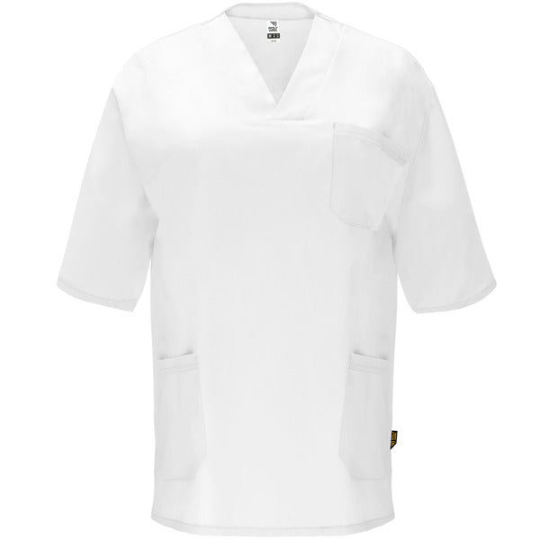 Roly WRK Panacea unisex T-shirt in white, ready for logo printing or embroidery