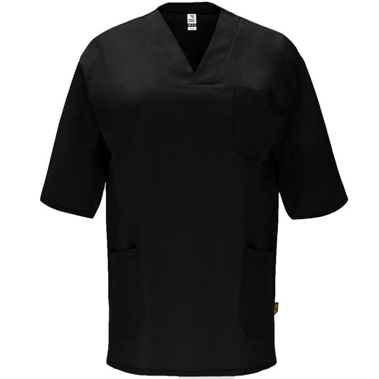 Roly WRK Panacea unisex T-shirt in black, ready for logo printing or embroidery