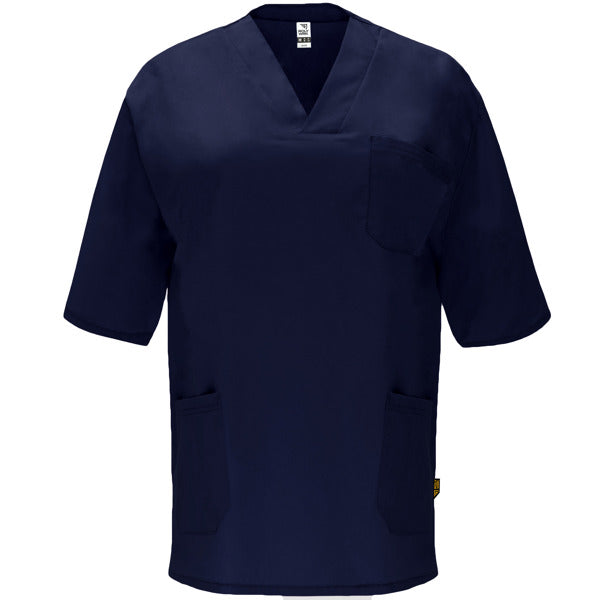 Roly WRK Panacea unisex T-shirt in navy blue, ready for logo printing or embroidery