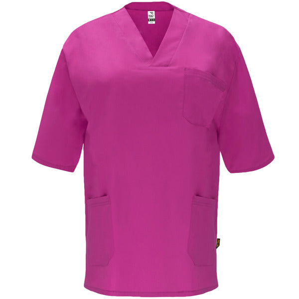 Roly WRK Panacea unisex T-shirt in violet, ready for logo printing or embroidery