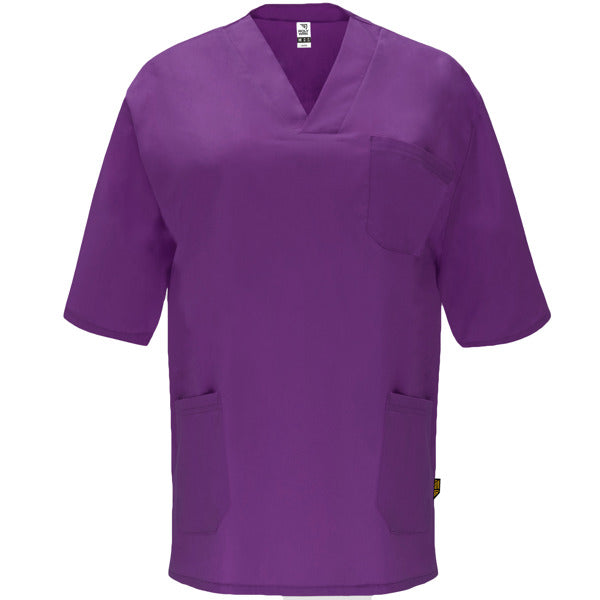 Roly WRK Panacea unisex T-shirt in grape, ready for logo printing or embroidery