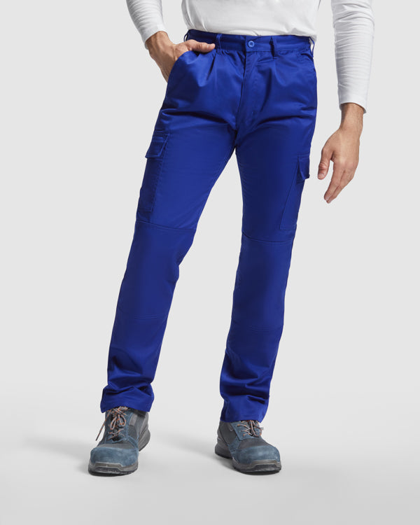 Roly WRK Daily men's trousers in black, alternative view, ready for logo printing or embroidery