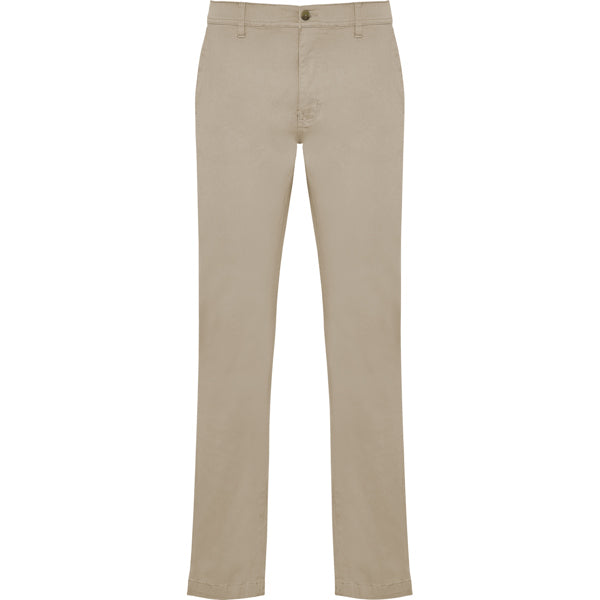 Roly WRK Ritz men's trousers in dark sand, ready for logo printing or embroidery