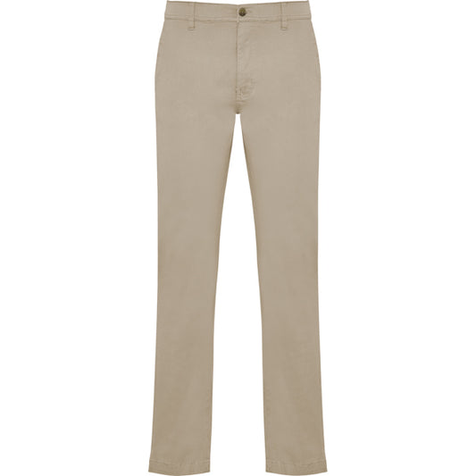 Roly WRK Ritz men's trousers in dark sand, ready for logo printing or embroidery