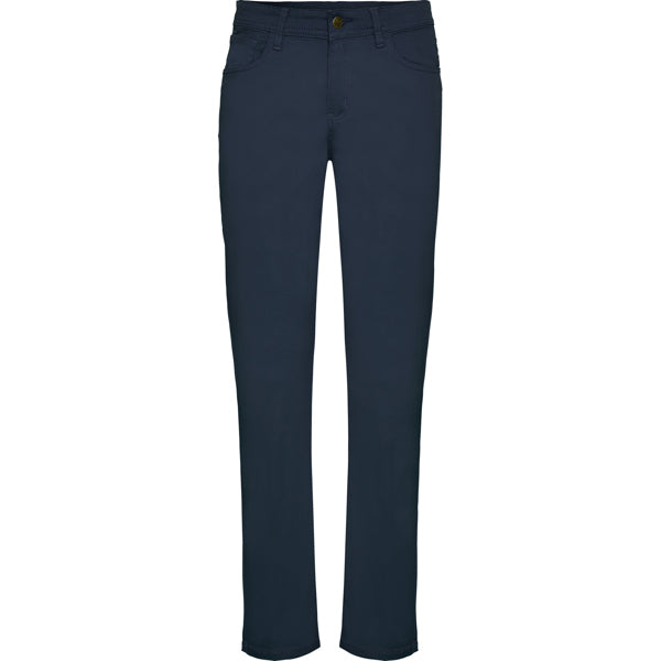 Roly WRK Hilton women's trousers in navy blue, ready for logo printing or embroidery