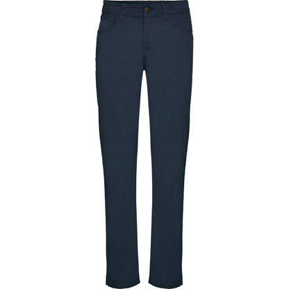 Roly WRK Hilton women's trousers in navy blue, ready for logo printing or embroidery